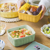 BUYDEEM CT1006 Ceramic Food Storage Bento Lunch Box